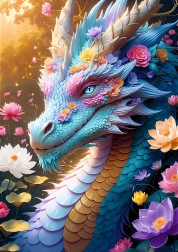 Puzzle Dragon coloré 1000 pièces TREFL