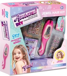 Set de jeu pour décorer les cheveux avec accessoires