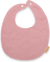 bavoir pour bébé en mousseline New Baby rose
