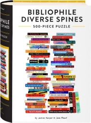 Puzzle Chronicle Books Bibliophile: Diverse Spines 500 pièces