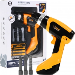 Perceuse électrique pour enfants avec sons réalistes et foret rotatif pour enfants 3+