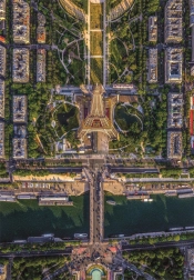 Puzzle 1500 pièces avec motif de la tour Eiffel - Clementoni