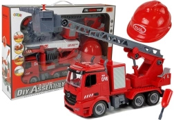 Kit DIY Camion de Pompiers 2 en 1 avec Cric Remplaçable