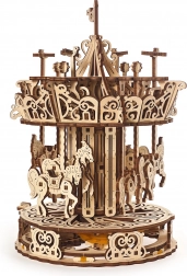 Manège mécanique en bois UGEARS puzzle 3D