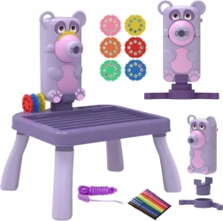 Projecteur de dessin pour enfants avec table en forme d’ourson