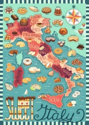 Puzzle RAVENSBURGER Carte sucrée d’Italie 1000 pièces