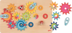 Goki jeu en bois à engrenages, 16 pièces