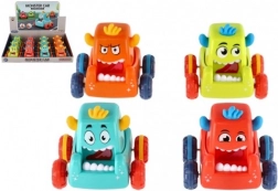 Voiture Monster à presser 9 × 8 cm, assortiment de 4 couleurs