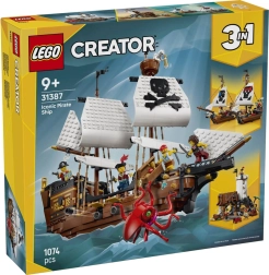 LEGO Creator 3-en-1 Le légendaire bateau pirate