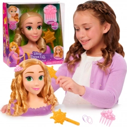 Tête à coiffer PRINCESSE DISNEY RAIPONCE – set de stylisme avec accessoires