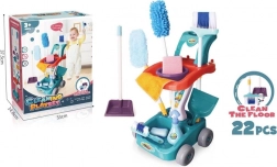 Chariot de ménage pour enfants, 22 pièces