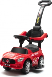Draisienne avec tige de guidage BABY MIX pompiers, rouge
