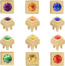 Masterkidz blocs diamants colorés en acrylique pour tableau STEM, 72 pièces