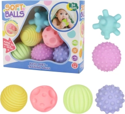 Ballons sensoriels pour enfants éducatifs doux colorés 6 pcs