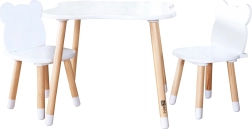 Table et chaises pour enfants en bois FreeON Ours