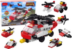 Kit de construction hélicoptère 6-en-1 – ensemble DIY créatif, 117 pièces