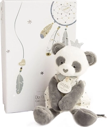 Coffret cadeau Doudou – panda en peluche 20 cm