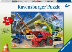 Puzzle Ravensburger Machines de chantier 60 pièces