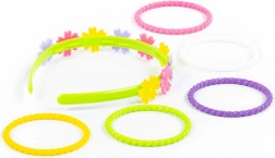 Ensemble pour petites coquettes - serre-tête et bracelets