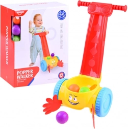 Trotteur musical avec attrape-balles