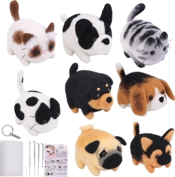 Kit créatif de feutrage à sec pour créer un animal DIY - 1 pièce