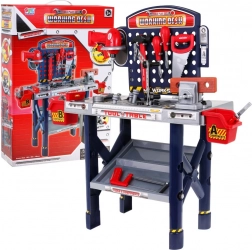 Grande atelier pour enfants 3+ Établi 55 pcs + Tournevis électrique + Fonctions interactives