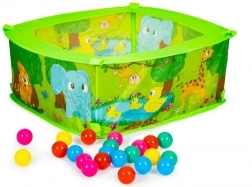 Piscine à balles sèche avec 50 balles