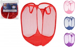 Panier pliable en maille pour jouets 50 × 30 × 30 cm (plusieurs couleurs)