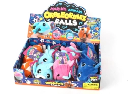 Balle anti-stress à presser – animal marin 8 cm - 1 pièce