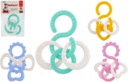 Anneau de dentition coloré pour bébés 0m+