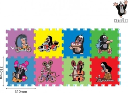 Tapis en mousse LA PETITE TAUPE 29 × 29 cm