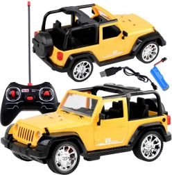Voiture tout-terrain RC télécommandée 1:16 – Jaune