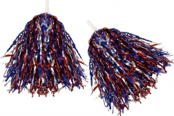 Pom-pom tricolore de supporter