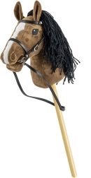 Milly Mally cheval-bâton hobby horse marron foncé