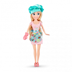 set de jeu sparkle girlz boulangère avec 30 accessoires