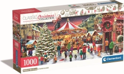 Clementoni puzzle panoramique Village de Noël 1000 pièces