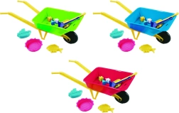 Brouette pour enfants avec kit de sable de 70 cm