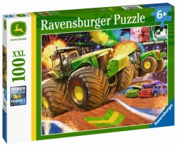 Puzzle Ravensburger John Deere – grandes roues, 100 pièces