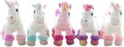 Licorne en peluche avec sons 22 cm