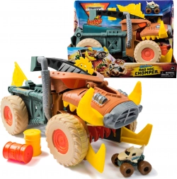 Monster Jam Mini Jams Megalodon Mad Hog Chomper set avec grande et petite voiture 1:87