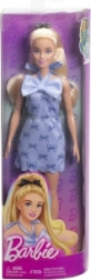 barbie mannequin avec nœud bleu
