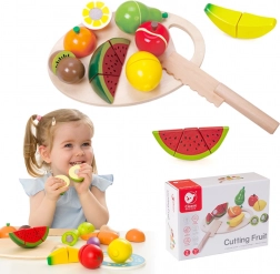 Set en bois de fruits à trancher Classic World