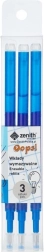 Recharges de rechange pour stylo effaçable Oops! 0,6 mm – bleu, lot de 3