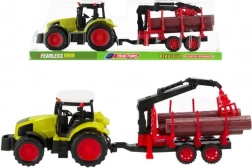 tracteur avec remorque à bois moje ranczo