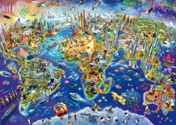 Puzzle Explore le Monde 1000 pièces SCHMIDT