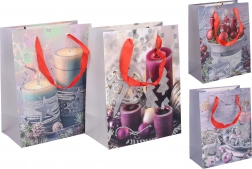 Sac cadeau de Noël S 18 × 23 × 10 cm – en papier, avec anses renforcées