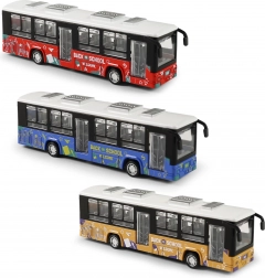 Autobus en métal avec portes ouvrantes