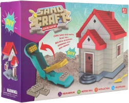 Kit de construction maison en sable à modeler avec accessoires