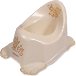 Pot pour enfant musical antidérapant – ourson beige