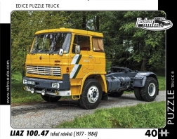 Puzzle RETRO-AUTA – LIAZ 100.47 tracteur de semi-remorques, 40 pièces